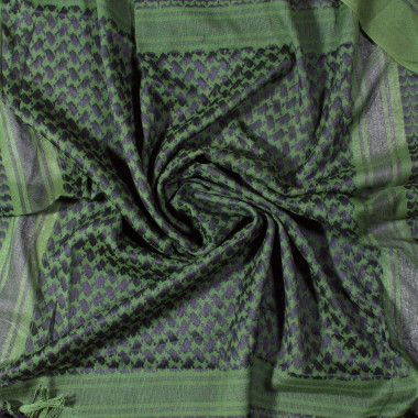 Čtvercový šátek s třásnemi palestina 110cm * 110cm 3B2-2231